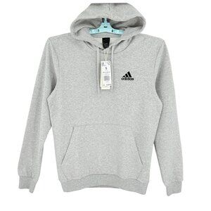 Adidas Men's Multi Sport Grey Feelcozy Hoodie Sweatshirt Size Small Regular NWT